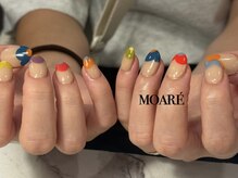 モアレネイル(moare' nail)/ハンド/持ち込み120分ア-ト¥9500