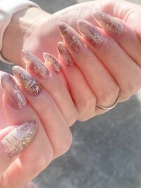 ブラウンネイル/秋ネイル/ハンド