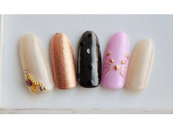 プレンティー 北千住西口店(plenty)/猫ネイル