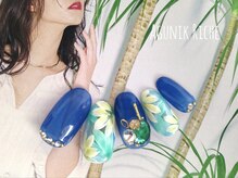 アグニークリッシェ(Agunik Riche)/【花柄ネイル】