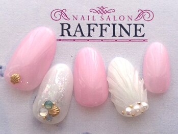 ネイルサロンアンドスクール ラフィーネ 池袋店/人魚の鱗ネイル◆¥7990