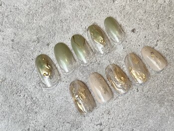 グロウ ネイル(GLOW×NAIL)/シンプル定額コース　2022年10月