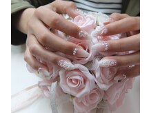 ネイルサロンミキ 横浜(MIKI)/ブライダル上品3Dスカルプネイル