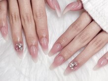 モカ 心斎橋(moca by Lee)/【Aina】ワンホンチークネイル