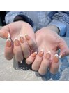 シアーカラー×フレンチ