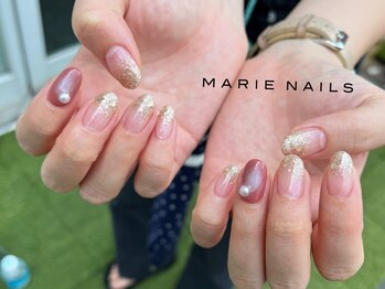 マリーネイルズ 青山店(MARIE NAILS)の写真/★【初回オフ無料】定額¥6600♪JNA1級以上と認定講師在籍/手描き＆持ち込みアートも大歓迎！１week保証付き