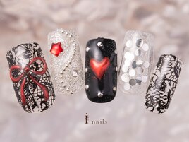 レースリボンネイル10480円