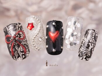 アイネイルズ 町田店(I nails)/レースリボンネイル10480円