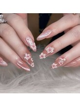 ネイルズバー 新宿店(Nails Bar)/ 立体フラワーネイル