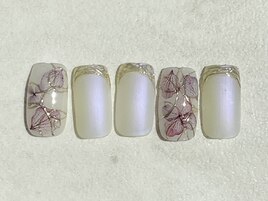 紫陽花ネイル