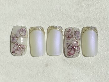 紫陽花ネイル