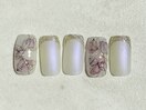紫陽花ネイル