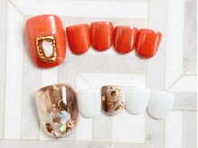 ジョリーネイル(Jolie Nail)/オトナフットネイル♪