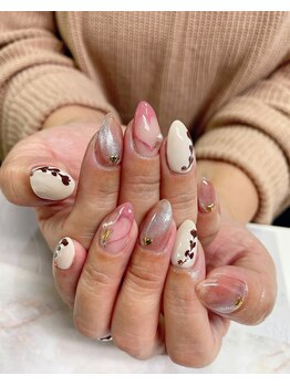 ネイルアンドまつげ リュフェール 五反田(Nail Lufaire)/バレンタインネイル