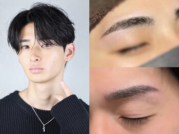 ザサードヘアー 船橋店(THE 3rd HAIR)の写真/メンズ美容の第一歩は【眉毛】から！眉毛を整えるだけでお顔の印象がガラッと変わり、第一印象の清潔感UP☆