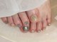アンク(ankh.)の写真/【Mina限定★フット￥5500～】普段ハンドネイルが出来ない方も♪フットネイルでサンダル映え◎