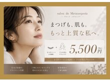 サロン ド メタセコイア(salon de Metasequoia)の雰囲気（タイパよし！まつパ (Jrアイリスト施術)×美白プチエステ）