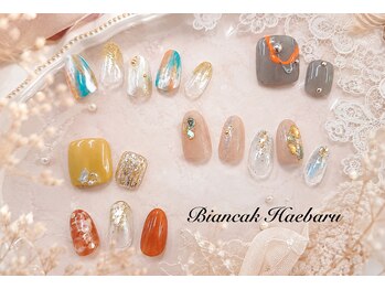 ビアンカ 沖縄南風原店(Bianca)の写真/《シンプル～トレンドデザイン、豊富にご用意♪》初回オフ無料/カラーチェンジ◎ネイルをお得に楽しめる☆