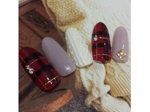ネイルサロン リリオ(Nail Salon Ririo)/チェック＆ニットネイル