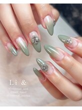 リアンド(Li&)/カーキグラデーション☆