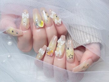 サン ネイル(SUN nail)の写真/カラー・パーツ豊富★キラキラ系・ゴテゴテネイルは"SUN nail"へ◎見るたびテンションの上がる指先に♪