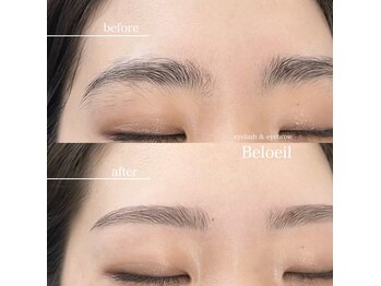 ベルイユ 渋谷(Beloeil)/アイブロウ　Before After！