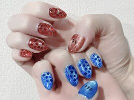推しカラーネイル