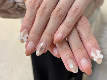 ランド ネイル 博多(LAND)/キラキラガーリーnail♪