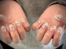 ヌル ネイル 堀江(NURU NAIL HORIE)/春ネイルフラワーニュアンス☆