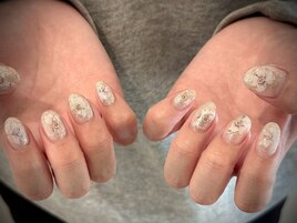 春ネイルフラワーニュアンス☆