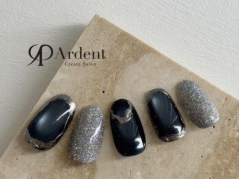 アーデント(Ardent)/シルバーミラーネイル☆