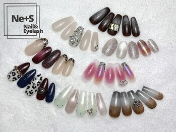 ネプラス(Ne+S)の写真/[NEWOPEN]丁寧ケア込☆定額R￥6700♪豊富なカラー/パーツも多数！季節やトレンドに合わせ毎月デザイン更新！