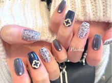 パシャ(Pasha)/ネイビー×ツイード