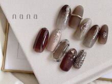 ナナ 白金高輪(nana)/大人秋ニュアンスネイル