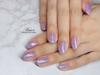 アモル 川崎駅前店(Amor)/オーロラミラーネイル