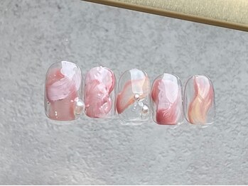 つめノさき/ピンクネイル!