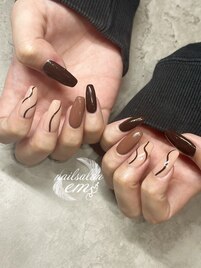 ブラウンネイル/フィルイン