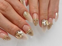 リル ビジュー(Lil' bijou)/ゴールド×ホワイト