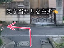 メデル 北千住店/北千住駅からバストサロンへ道順
