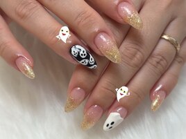 ハロウィン！おばけネイル☆