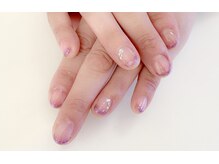 ココ ネイル(Coco Nail)/ラメフレンチ