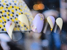 大人ななめフレンチネイル