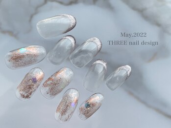 スリー(THREE)/May.2022/nail design