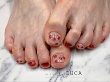 ネイルアトリエルカ(nail atelier LUCA)/W-692 ぷっくりさくらんぼネイル