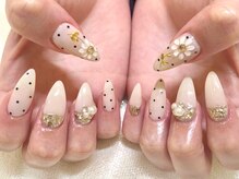 ロワ バイ ジョアアンジェ(Roi by joieange)/ドット　フラワー　カジュアル