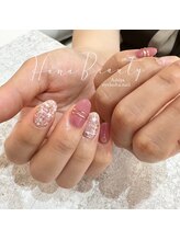ハナビューティ アシヤ(Hana Beauty Ashiya)/人気のツイードネイル♪