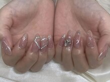 インザピンクリリー(in the pink LILY)/きらきらハートネイル