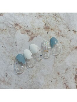 アトリエ ツメ(atelier TsuMe)/手描きアート　傘　アンブレラ