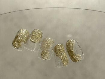 ラクネイル 浦和店(raku nail)/サンディニュアンスネイル