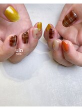 ウロネイルズ(ulo nails)/マグネットにチェック柄